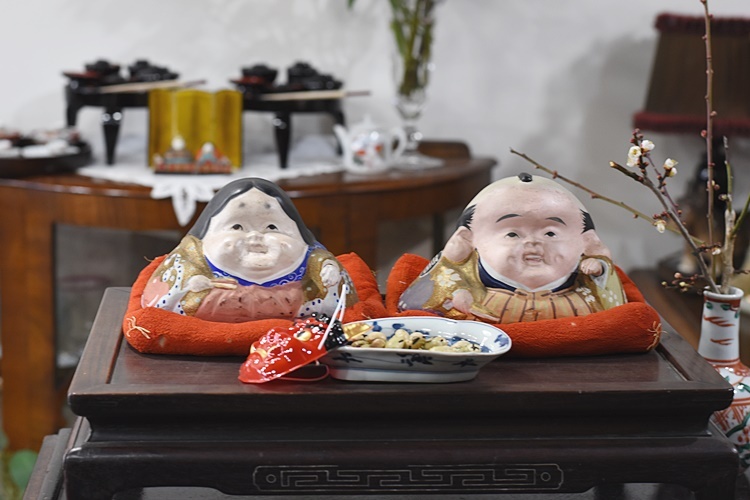 お福さんと福助人形 福よ来い！！ - 生活骨董と古布のアンティーク