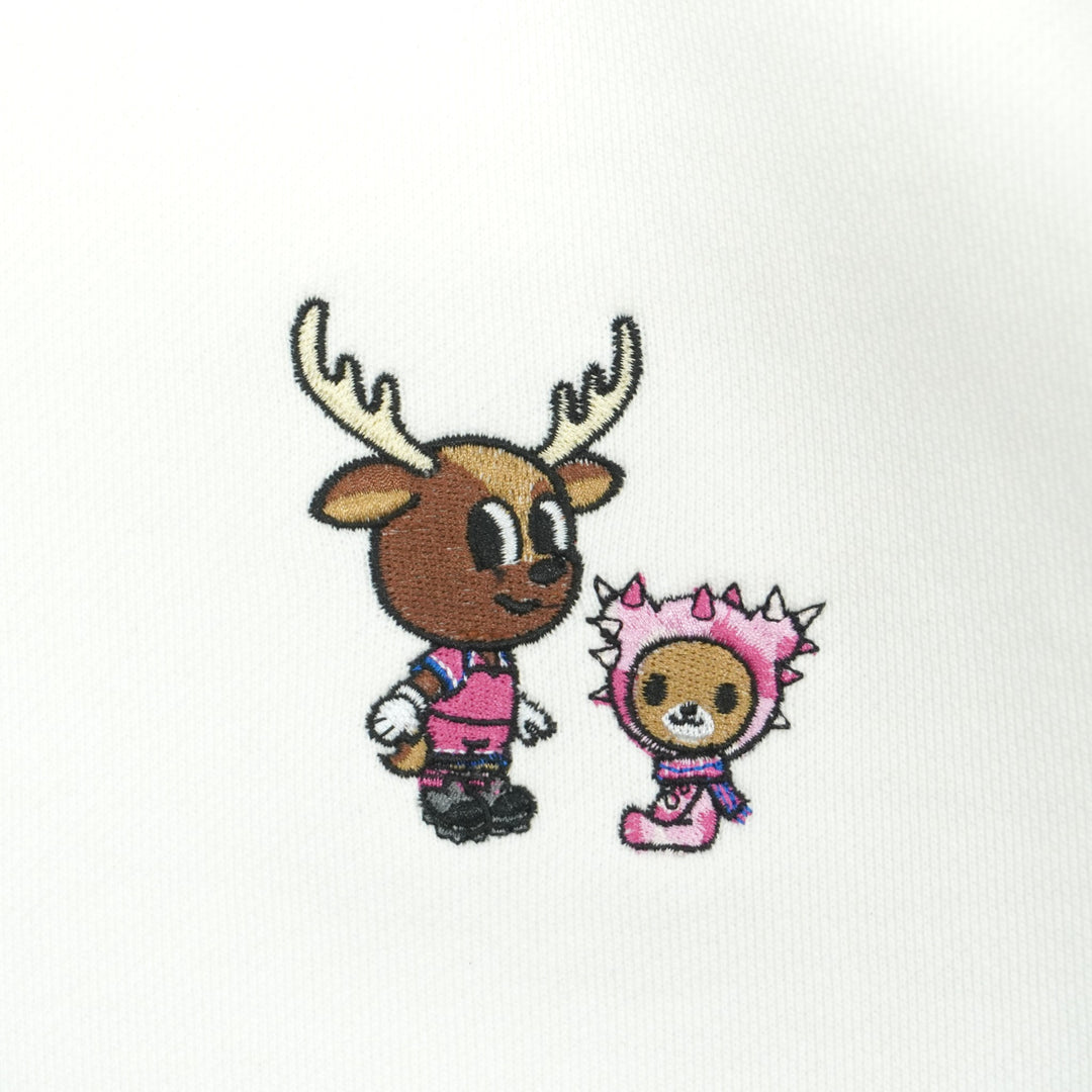 tokidoki × Antlers ワンポイント刺繍スウェットクルーネック（全2色