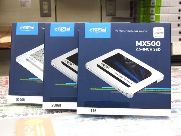 ASCII.jp：Crucialの新型SSD「MX500」シリーズの販売がスタート