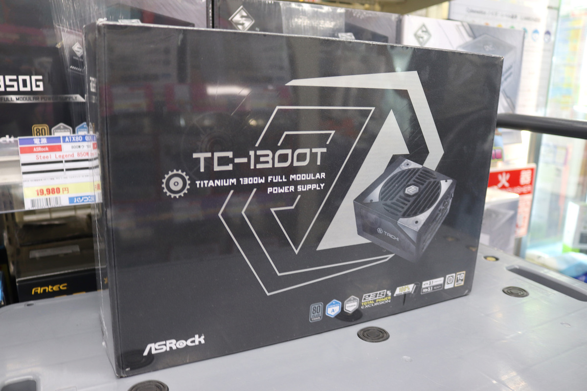 発熱シャットダウン！」ハイエンドGPUを守る電源ユニットTC-1300T