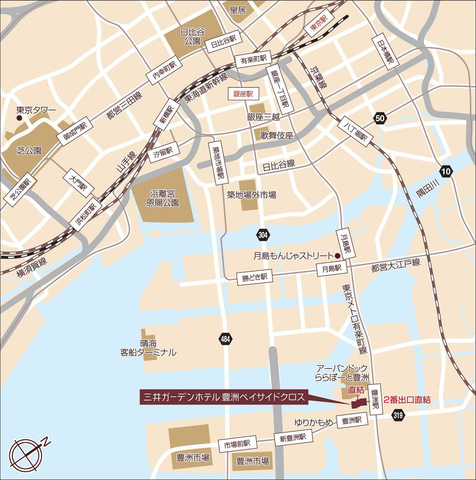 豊洲駅/ららぽーと豊洲直結の「三井ガーデンホテル豊洲ベイサイド