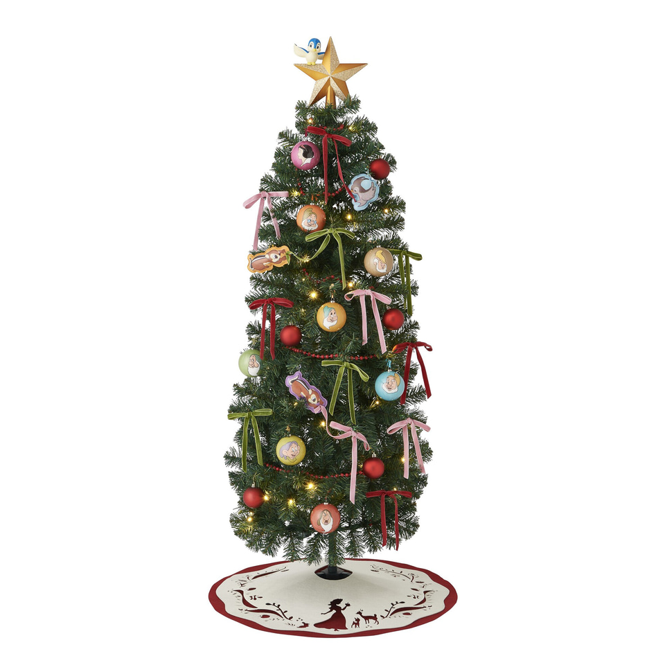 Francfranc、「白雪姫」クリスマスツリーセット発売。七人のこびとや