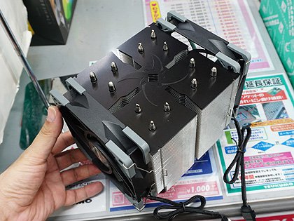サイズの巨大CPUクーラー「NINJA 5」が7月に発売、重さは1kg以上