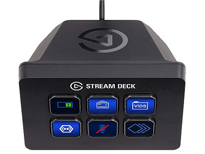 LCDショートカットキーボードに小型版、「Stream Deck Mini」が発売