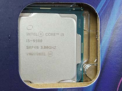 第9世代Coreプロセッサの新モデル「Core i5-9500」が発売、実売25,800