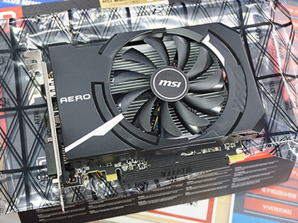 長さ155mmの「Radeon RX 550 AERO ITX 4G OC」がMSIから、補助電源は