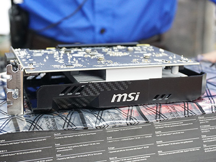 長さ155mmの「Radeon RX 550 AERO ITX 4G OC」がMSIから、補助電源は