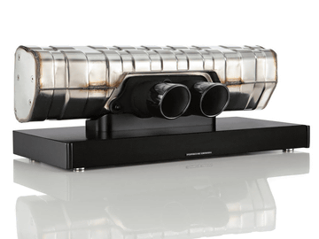 本物のポルシェのマフラーを使った2.1chスピーカー「911サウンドバー