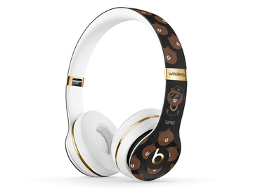 LINEとBeatsがコラボ、公式キャラ“ブラウン”をデザインしたワイヤレス