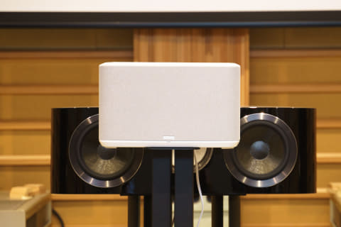 デノン、1台でステレオ再生できるネットワークスピーカー「Denon HOME