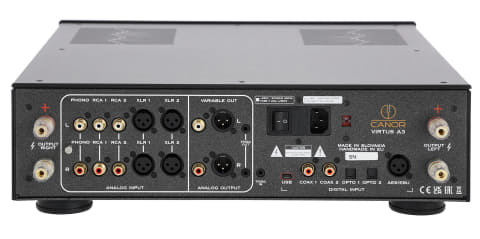 カノア・オーディオ、DAC搭載のハイブリッド真空管アンプ「VIRTUS A3