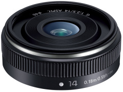 パナソニック、小型パンケーキレンズ「LUMIX G 14mm/F2.5 II