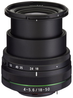 世界最薄の標準ズームレンズ「HD PENTAX-DA 18-50mm F4-5.6 DC WR RE