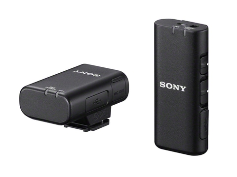 ソニー、MIシューに取り付けるワイヤレスマイク「ECM-W2BT