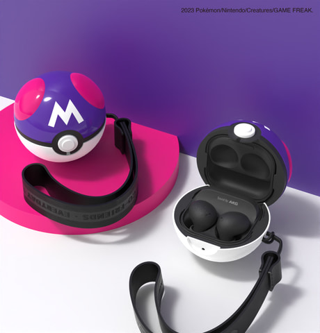 ポケモン」モンスターボールデザインの新イヤホンケース「Galaxy Buds