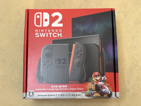Switch2開封レポート。パッケージが予想以上に小さくてびっくり