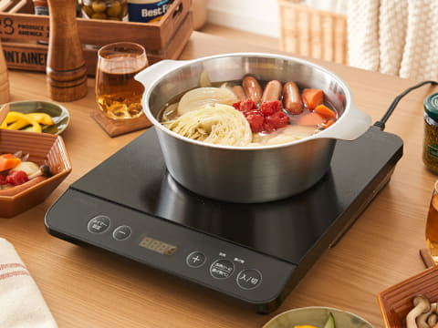 シンプル機能で揚げ物もできるIHクッキングヒーター - 家電 Watch