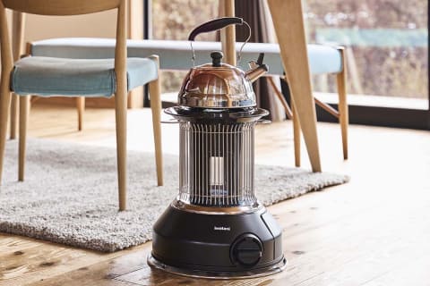 円筒型ガスストーブ やかんお付けします ガスストーブのおすすめ人気