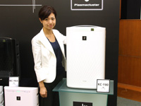 シャープ、イオン発生時の運転音と消費電力を抑えた加湿空気清浄機