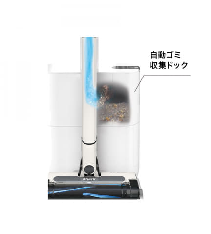シャーク、ゴミ自動収集ドック付き掃除機に求めやすいスタンダード
