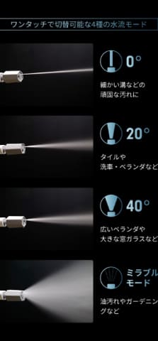 ウルトラファインバブルの高圧洗浄機 コードレスで使える - 家電 Watch