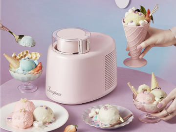 食べきりサイズのアイスを約20分で作れるアイスクリームメーカー