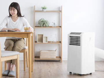 工事不要のポータブルエアコン。パナ製コンプレッサーで強力冷却