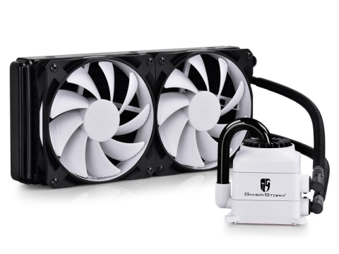 Deepcool、ヘッドを2ブロックに分割した簡易水冷クーラー白モデル - PC