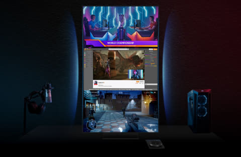 4Kを横に2枚で。世界初のDUHD対応57型ゲーミングモニター「Odyssey Neo