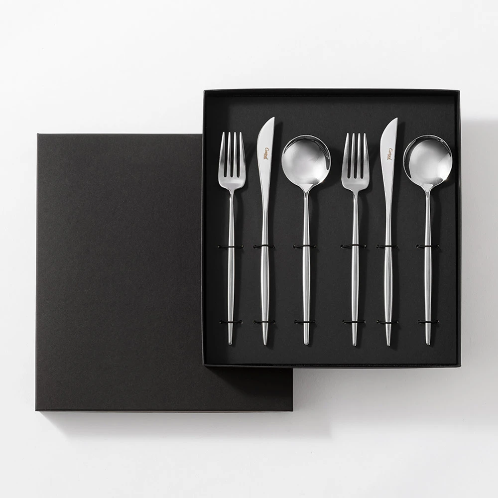 MOON/ミラーシルバー 6本ディナーセット［クチポール］