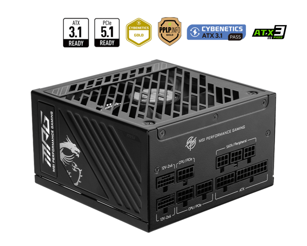 MPG A850GS PCIE5 | Power Supply｜MSI