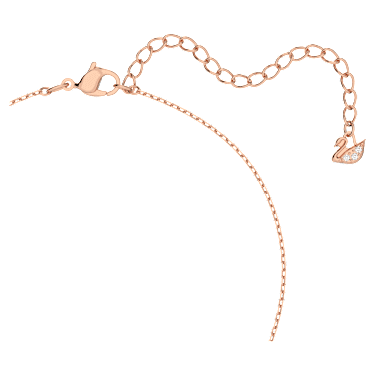 Una set, Mixed cuts, Clover, Pink, Rose gold-tone plated | Swarovski