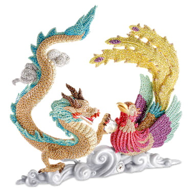 Crystal Myriad Dragon and Phoenix | Swarovski