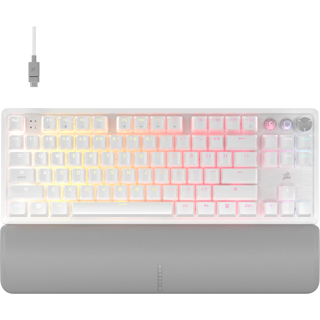 ラピッドトリガー付き K70 PRO TKL 高性能ホール効果プログラム可能