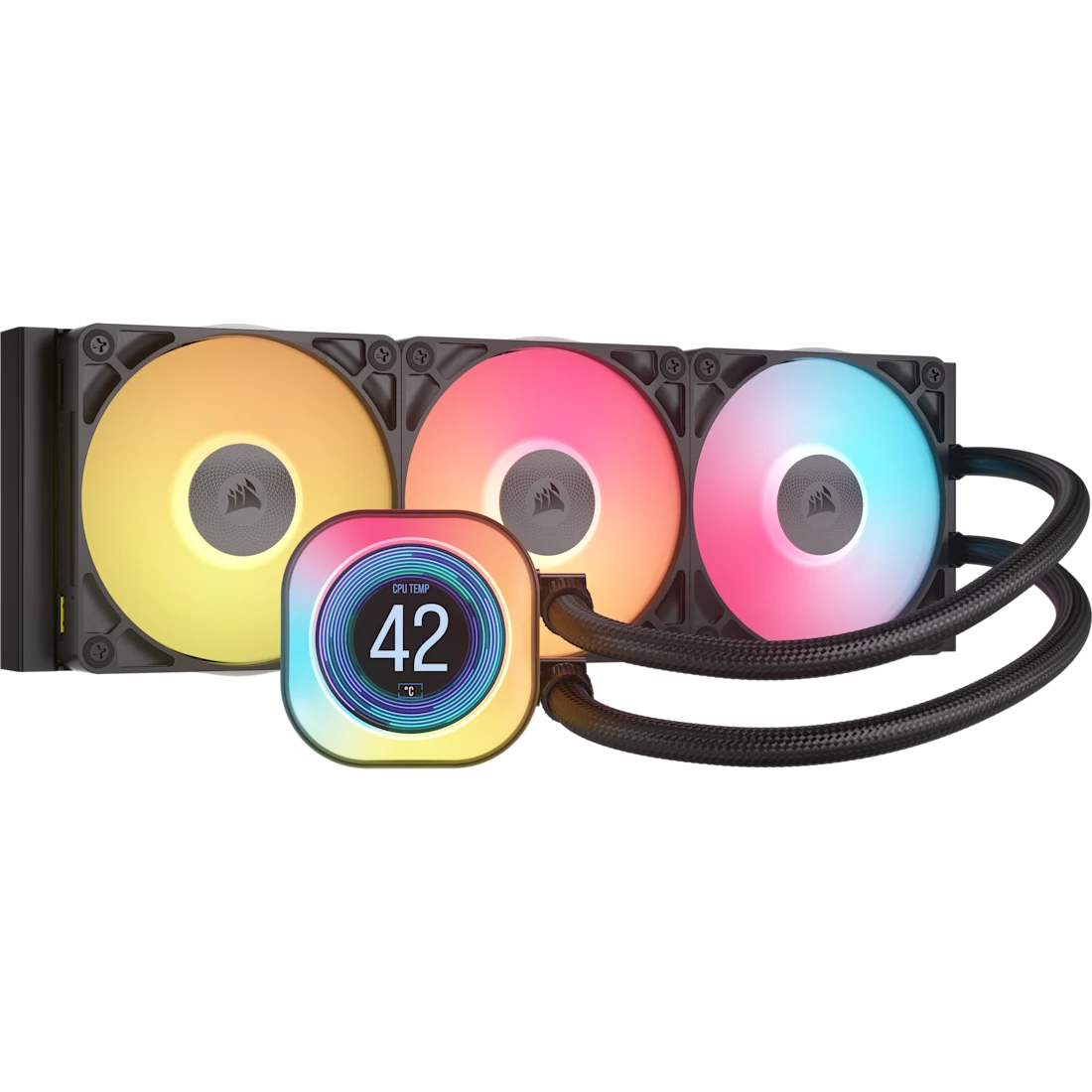 iCUE LINK TITAN 360 RX LCD Liquid CPU Cooler