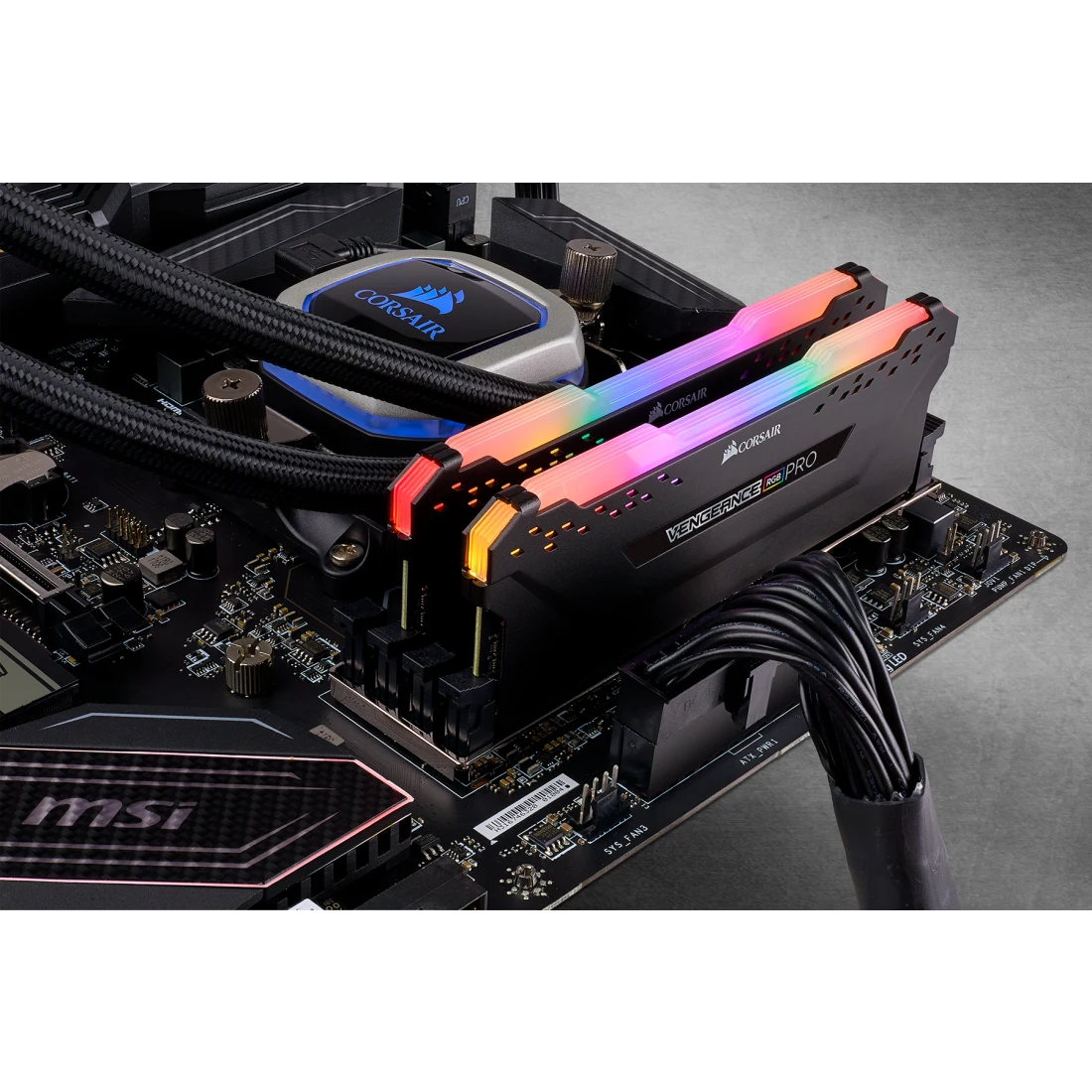 VENGEANCE® RGB PRO 16GB (2 x 8GB) DDR4 DRAM 2666MHz C16 Memory Kit