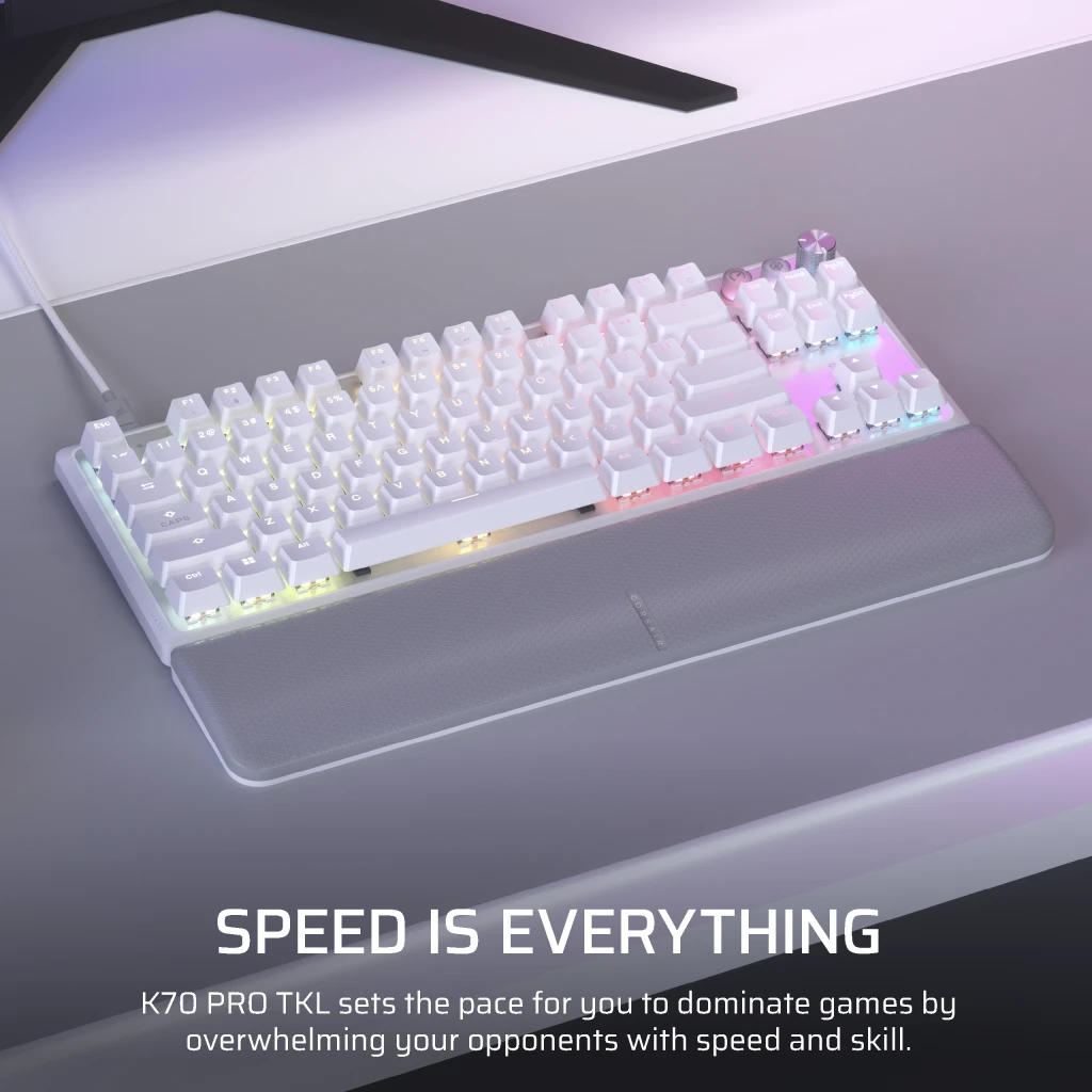 K70 PRO TKL High-Performance Hall Effect Programmable Gaming