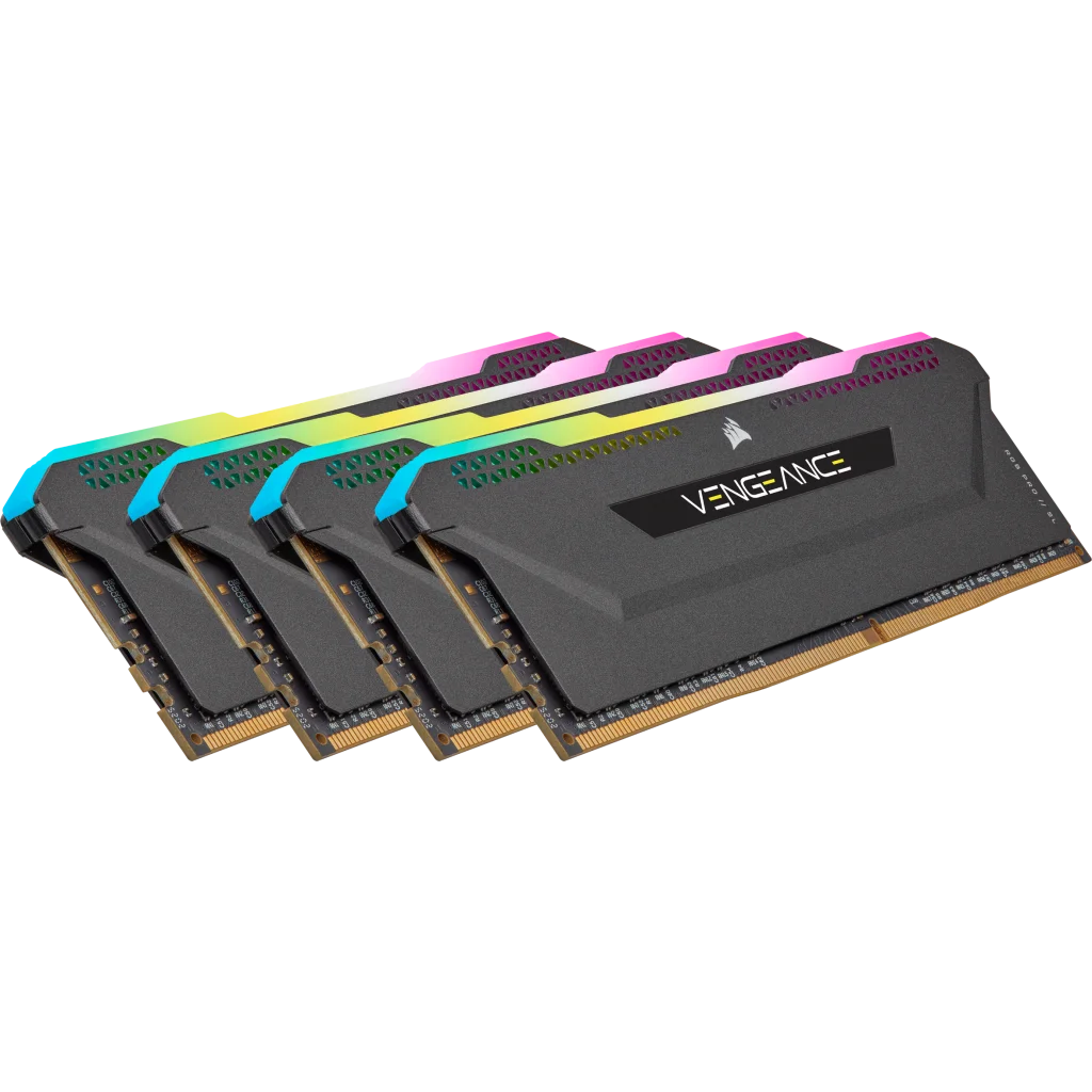 VENGEANCE RGB PRO SL 128GB (4x32GB) DDR4 DRAM 3200MHz C16 Memory