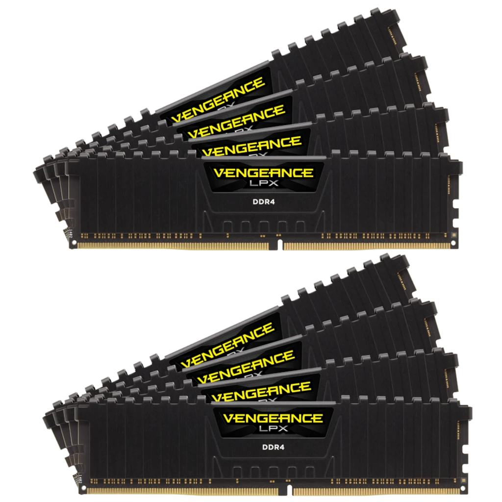 VENGEANCE® LPX 128GB (8 x 16GB) DDR4 DRAM 2933MHz C16 AMD