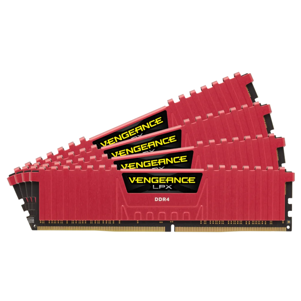 VENGEANCE® LPX 32GB (4 x 8GB) DDR4 DRAM 3400MHz C16 Memory Kit - Red