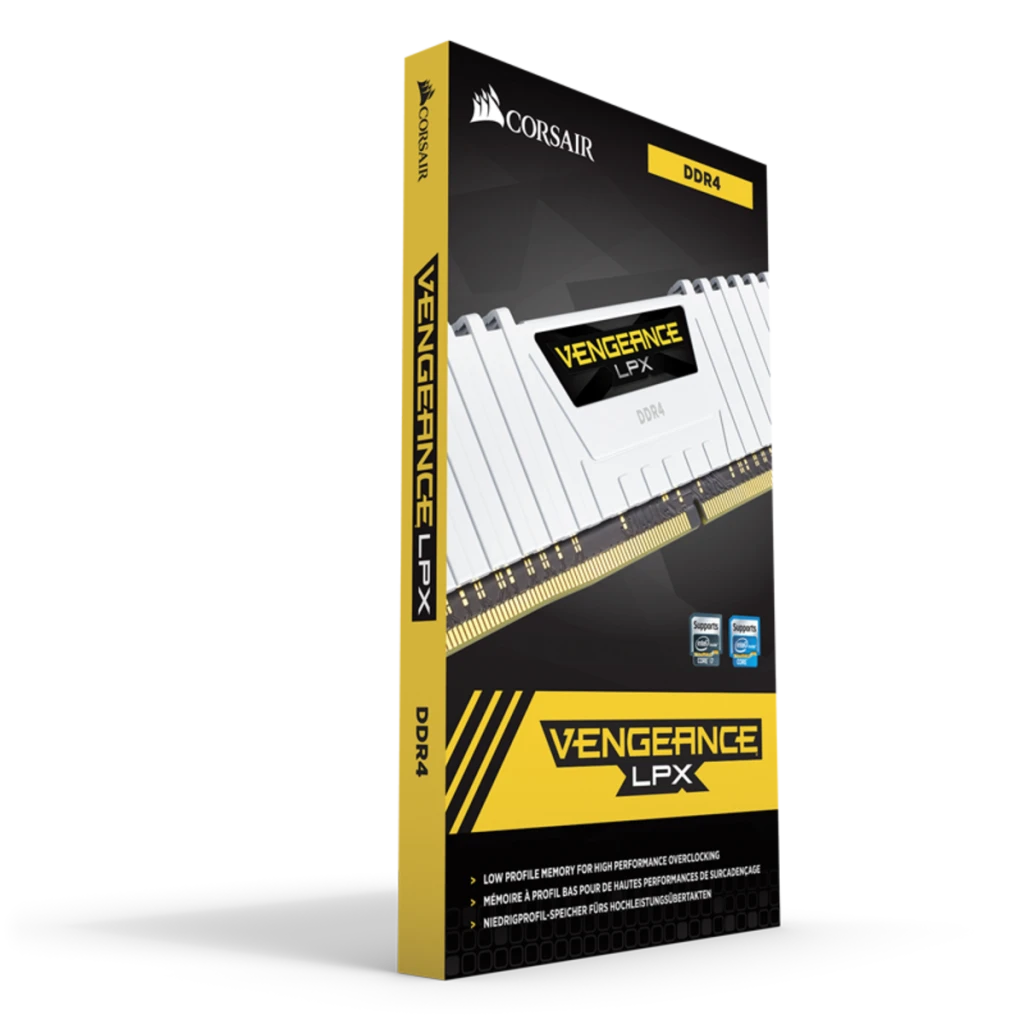 VENGEANCE® LPX 16GB (2 x 8GB) DDR4 DRAM 3200MHz C16 Memory Kit - White