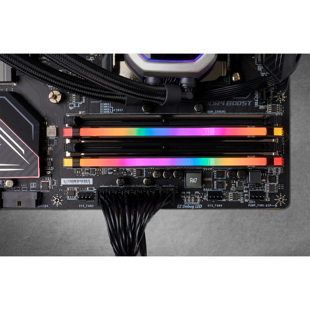 VENGEANCE® RGB PRO 16GB (2 x 8GB) DDR4 DRAM 4000MHz C18 AMD Ryzen