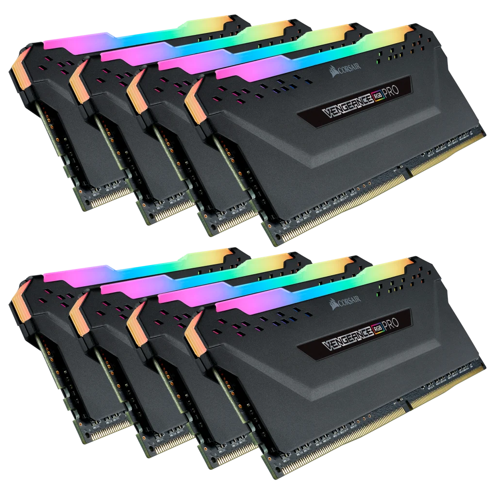 VENGEANCE® RGB PRO 256GB (8 x 32GB) DDR4 DRAM 3200MHz C16 Memory