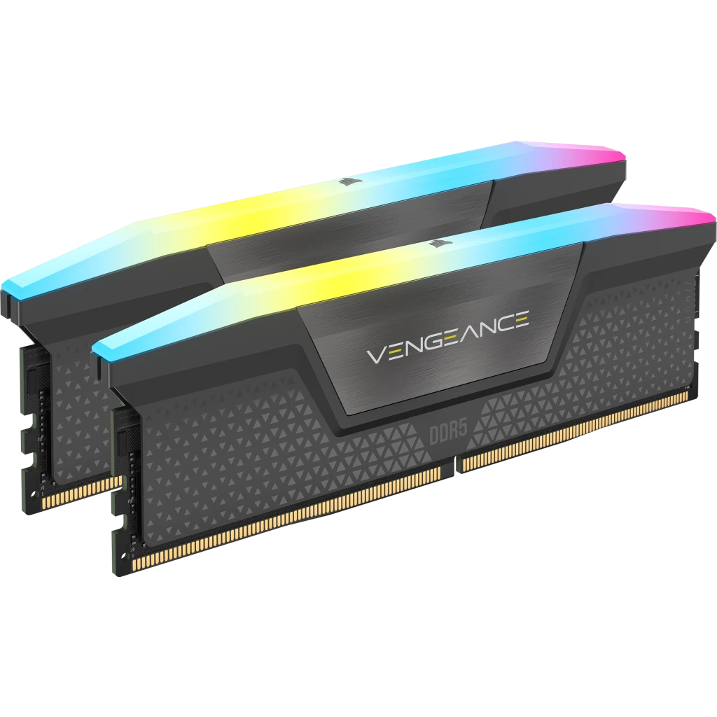 VENGEANCE® RGB 32GB (2x16GB) DDR5 DRAM 6400MT/s CL32 AMD EXPO
