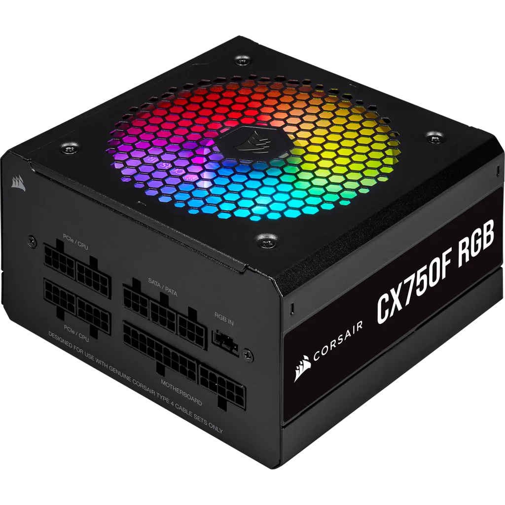 CX Series™ CX750F RGB — 750 Watt 80 Plus® Bronze Certified Fully