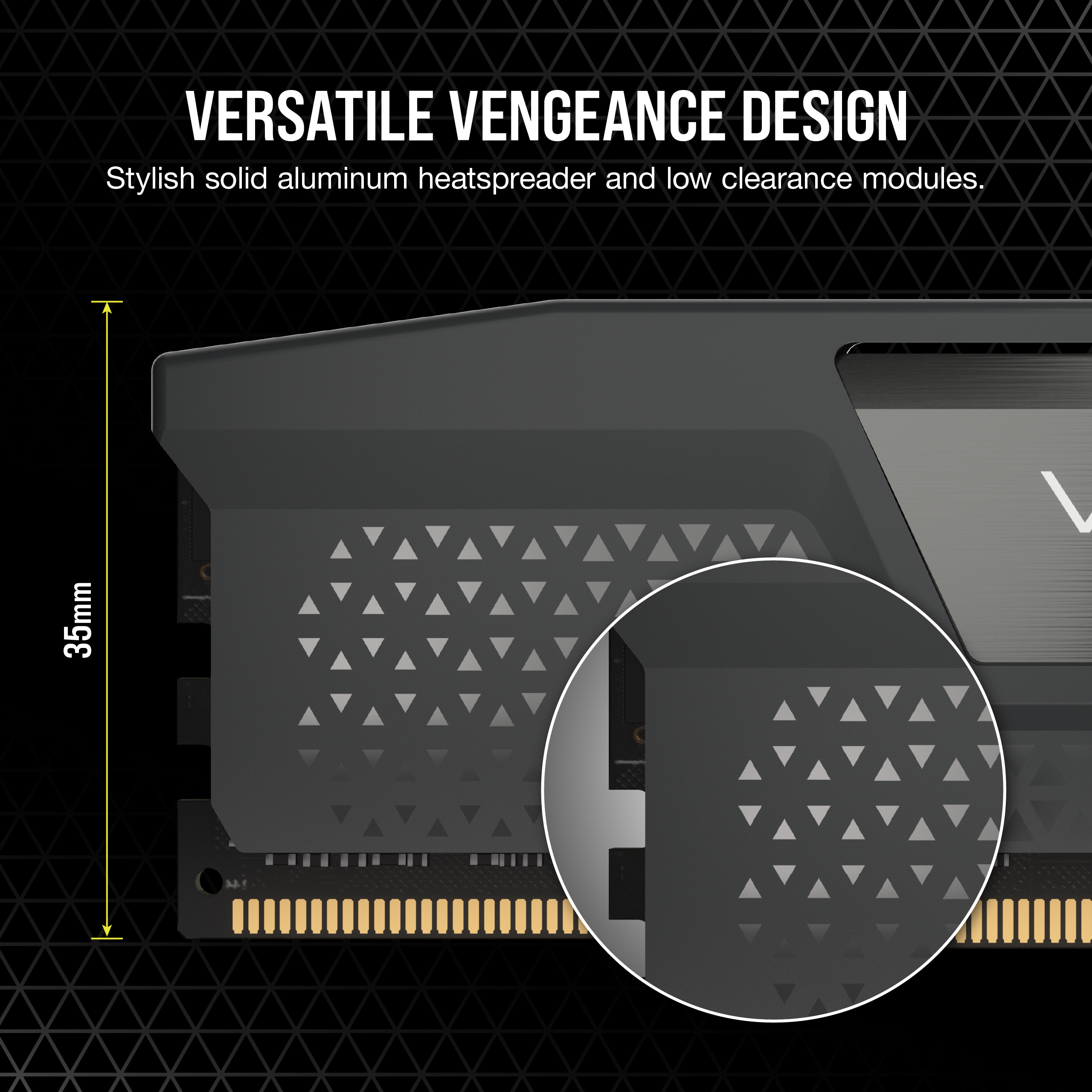VENGEANCE® 32GB (2x16GB) DDR5 DRAM 5600MT/s CL40 AMD EXPO & Intel