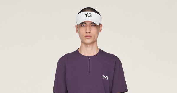 adidas Y-3 Tennis Pro FreeLift Zip Tee - Purple | Free Shipping