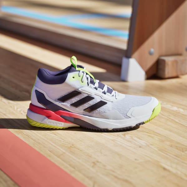 adidas Crazyflight 6 Mid Indoor Sneakers - White | Free Shipping