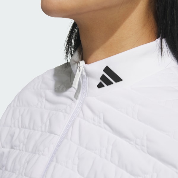 アディダス 【ゴルフ】WIND. RDY 保温 中わた BOS ロゴ キルト