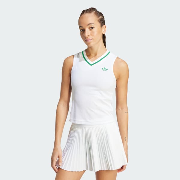 adidas Tennis Pro Climacool Tank Top - White | Free Shipping with